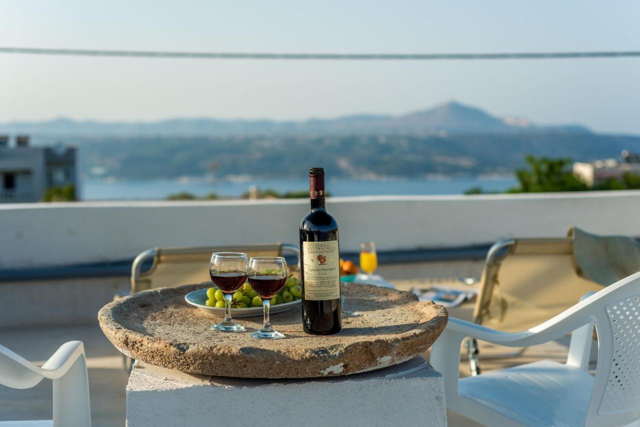 Bella-Maria At Aptera With Mountain And Sea View !! La Canea Esterno foto